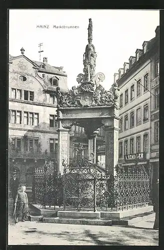 AK Mainz, Marktbrunnen