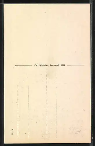 AK Andernach a. Rh., Rheintor mit histor. Figuren