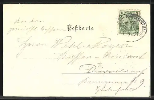 Passepartout-AK Maria-Laach, Klosteranlagen