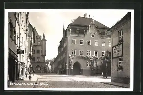 AK Donauwörth, Partie beim Rathaus