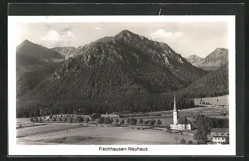 AK Fischhausen-Neuhaus, Kirche gegen Bergmassiv