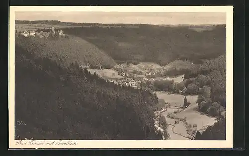 AK Bad Teinach, Ortsansicht mit Zavelstein