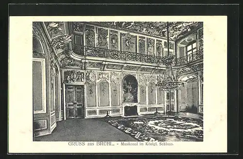AK Brühl, Musiksaal im Königl. Schloss