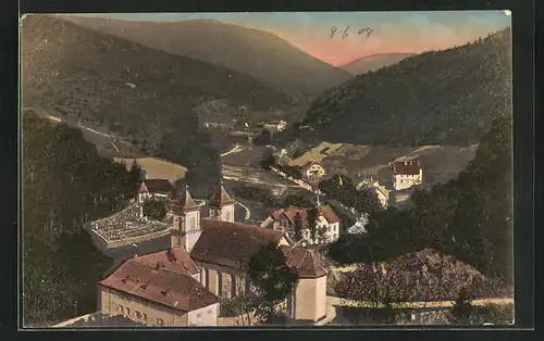 AK Rippoldsau, Ortsansicht mit Blick ins Tal
