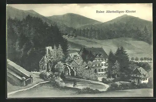 Künstler-AK Lierbach, Hotel Allerheiligen, Ruine Allerheiligen-Kloster