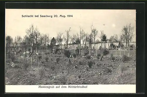 AK Massengrab auf dem Militärfriedhof, Kriegsgräber