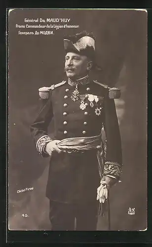 AK Heerführer, Général De Maud`Huy, Promu Commandeur de la Légion d`honneur