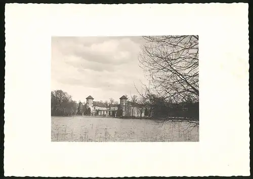 Fotografie unbekannter Fotograf, Ansicht Rheinsberg, Seeblick zum Schloss Rheinsberg