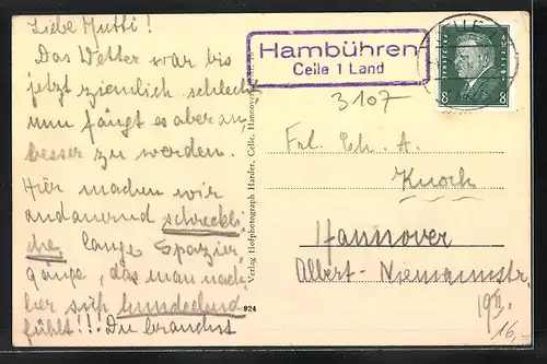 AK Hambühren /Kr. Celle, Landheim der Sophienschule