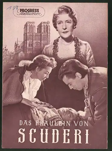 Filmprogramm PFI Nr. 59 /55, Das Fräulein von Scuderi, Henny Porten, Willy A. Kleinau, Regie: Eugen York