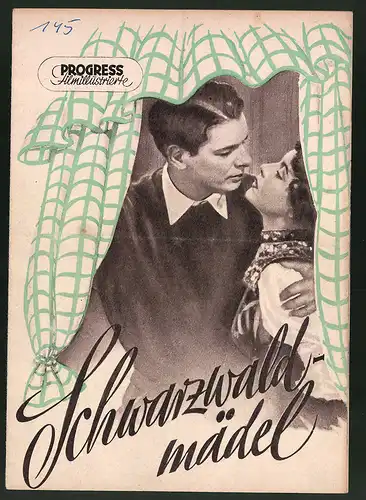 Filmprogramm PFI Nr. 7 /55, Schwarzwaldmädel, Sonja Ziemann, Paul Hörbiger, Regie: Hans Deppe