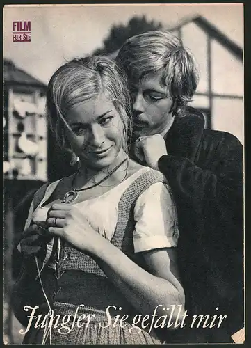 Filmprogramm Film für Sie Nr. 34 /69, Jungfer, Sie gefällt mir, Wolfgang Kieling, Monika Gabriel, Regie: Günter Reisch