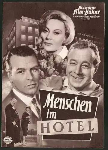 Filmprogramm IFB Nr. 4929, Menschen im Hotel, Heinz Rühmann, Michèle Morgan, Regie: Gottfried Reinhardt