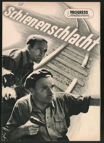 Filmprogramm PFI Nr. 98 /56, Schienenschlacht, Barnault, Daurand, Clarieux, Regie: Brachet u. Becüe