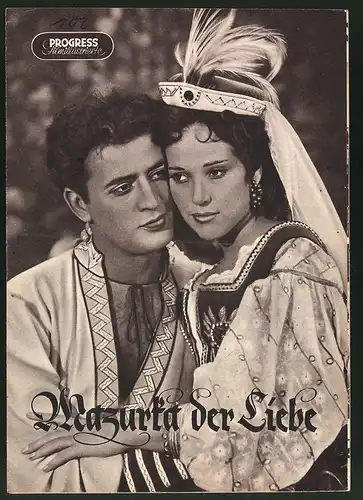 Filmprogramm PFI Nr. 47 /57, Mazurka der Liebe, Bert Fortell, Albert Garbe, Regie: Hans Müller