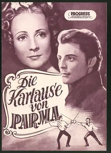 Filmprogramm PFI Nr. 53 /53, Die Kartause von Parma, Gérard Philipe, Renée Faure, Regie: Christian-Jaque