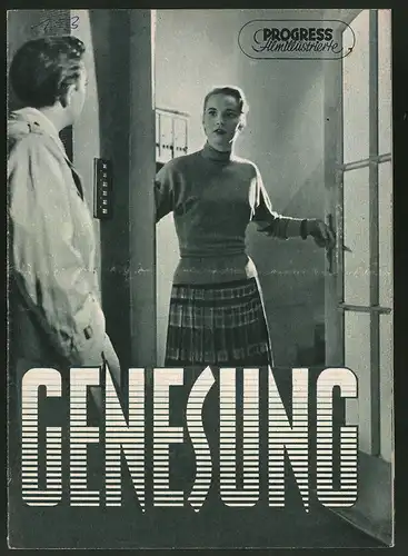 Filmprogramm PFI Nr. 15 /56, Genesung, Karla Runkehl, Wolfgang Kieling, Regie: Konrad Wolf