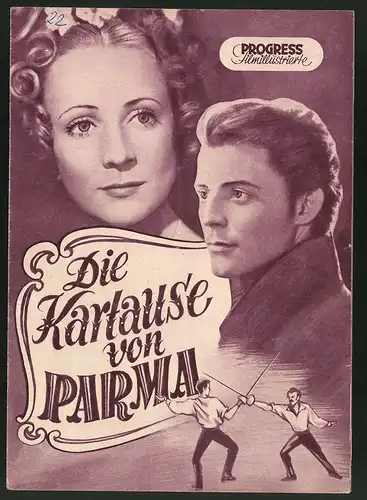 Filmprogramm PFI Nr. 53 /53, Die Kartause von Parma, Gérard Philipe, Renée Faure, Regie: Christian-Jaque