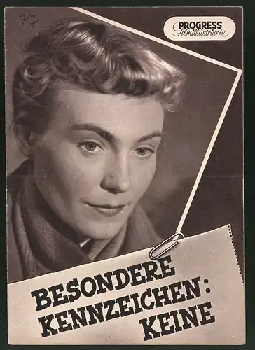 Filmprogramm PFI Nr. 23 /56, Besondere Kennzeichen: Keine, Erika Müller-Fürstenau, Christoph Engel, Regie: J. Kunert