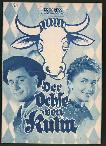 Filmprogramm PFI Nr. 11 /55, Der Ochse von Kulm, Ferdinand Anton, Lore Frisch, Regie: Martin Hellberg