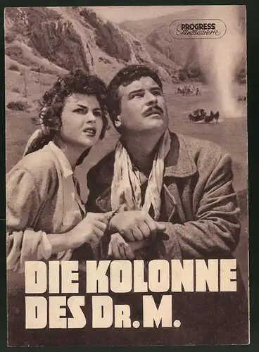 Filmprogramm PFI Nr. 58 /56, Die Kolonne des Dr. M., Nadja Poderegin, Severin Bijelic, Regie: Zivorad Mitrovic