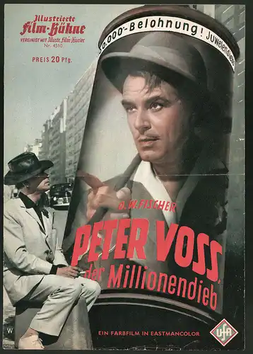 Filmprogramm IFB Nr. 4510, Peter Voss, der Millionendieb, O. W. Fischer, Ingrid Andree, Regie: Wolfgang Becker