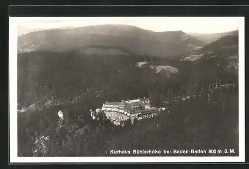 AK Baden-Baden /Schwarzwald, Kurhaus Bühlerhöhe