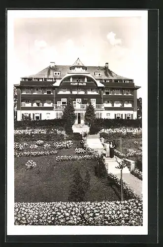 AK Höchenschwand /Schwarzwald, Hotel Kurhaus im Sonnenschein