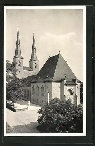 AK Neuendettelsau, Anstaltskirche im Sonnenschein