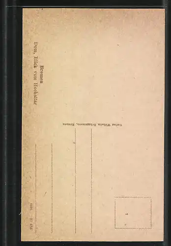 AK Bremen, Dom, Blick vom Hochaltar