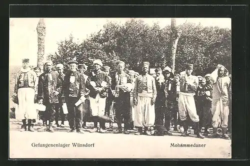 AK Wünsdorf, Gefangenlager, Kriegsgefangene Mohammedaner