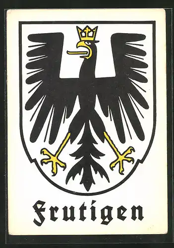 AK Wappen des Berner Amtsbezirks Frutigen