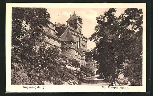 AK Hohkönigsburg, Der Haupteingang