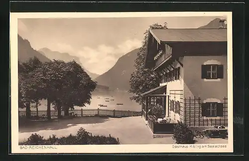 AK Bad Reichenhall, Gasthaus Kibling am Saalachsee