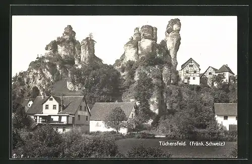 AK Tüchersfeld /Fränk. Schweiz, Ortspartie