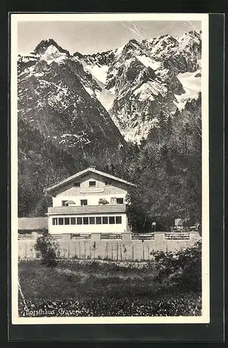 AK Garmisch-Partenkirchen, Berggasthof Graseck