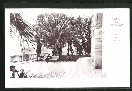 AK Sorrento, Hotel la Terrazza, Terrase sur la mer