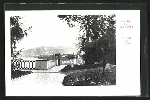 AK Sorrento, Hotel la Terrazza, Terrasse sur la mer