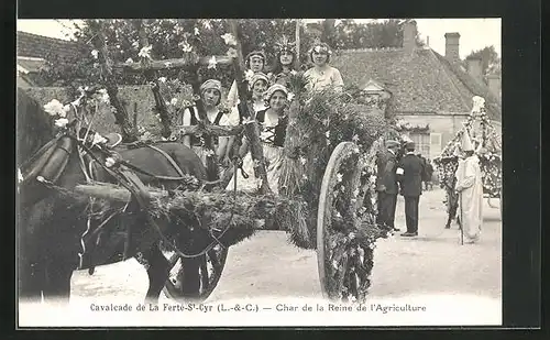 AK La Ferté-Saint-Cyr, Char de la Reine de l`Agriculture