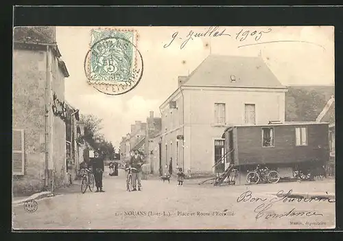 AK Nouans, Place et Route d`Exeuillé