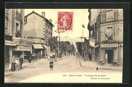 AK Houilles, Avenue de la Gare