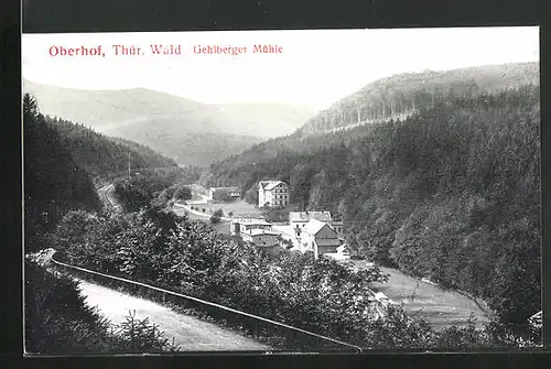 AK Oberhof /Thüringer Wald, Gehlberger Mühle