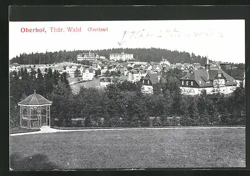 AK Oberhof /Thüringer Wald, Oberland mit Hotel Wunseher