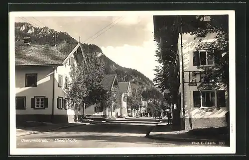 AK Oberammergau, Ettalerstrasse Ecke Ludwigstrasse