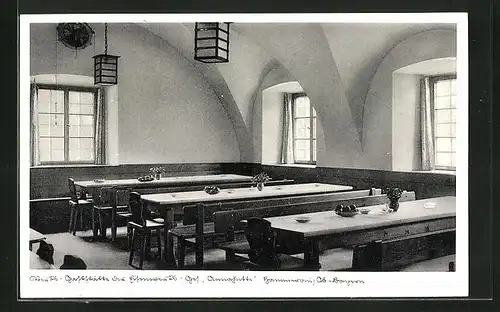 AK Hammerau / Ainring, Gasthaus der Annahütte, Eisenwerk