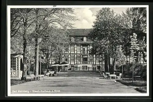 AK Bad Meinberg am Teutoburgerwalde, Staatliches Kurhaus zur Rose