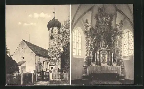 AK Krailling, Kirche, Altar