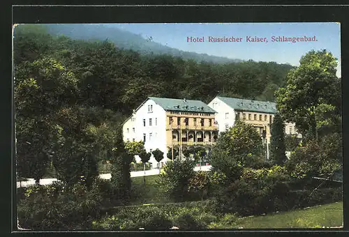 AK Schlangenbad, Hotel Russischer Kaiser