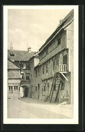 AK Braunschweig, Hof der ehemaligen Nationalbrauerei an der Wendenstrasse 5