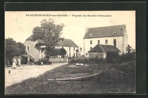 AK St-Symphorien-sur-Saone, Facade du Moulin Patouillet